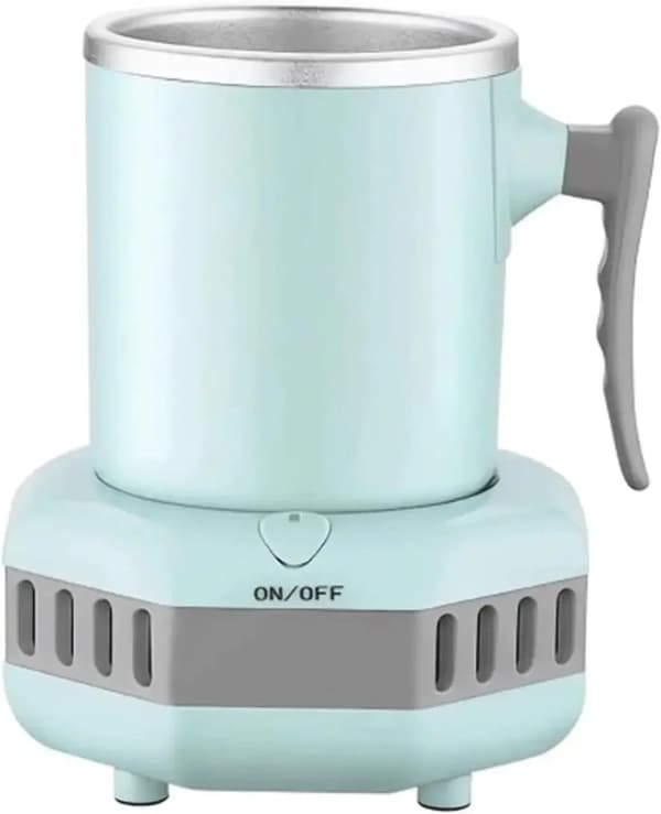 Smart Beverage Hurtig Frysekrus, Bærbar Design, Brugervenlig Betjening, Stilfulde Varianter,EU, HIMMELBLÅ