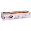 Miniatyrbild 3 av 4: Kopp med assiett Transparent Glas 170 ml (6 antal)