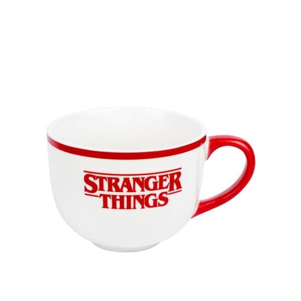 3D-mugg - STRANGER THINGS - Demogorgon - 369ml - Vit - Asymmetrisk- USED