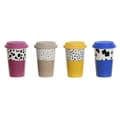 Miniatyrbild 1 av 2: Kopp med locket DKD Home Decor Multicolour djur Urban 400 ml (4 antal)