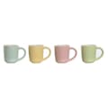 Miniatyrbillede 1 af 4: Dele kaffekopsæt Home ESPRIT Gul Blå Grøn Pink Porcelæn 90 ml 4 Dele