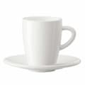 Miniatyrbillede 1 af 6: 2 Dele kaffekopsæt Jura 85 ml Hvid (2 enheder)