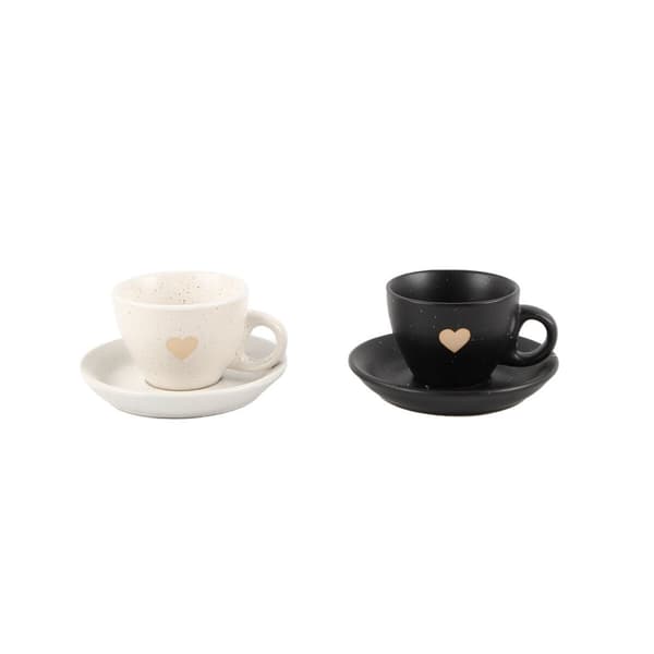 Dele kaffekopsæt Versa Stentøj