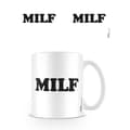 Miniatyrbild 1 av 2: Mugg - Milf - One size - Vit - Cylindrisk - Diskmaskin vänlig