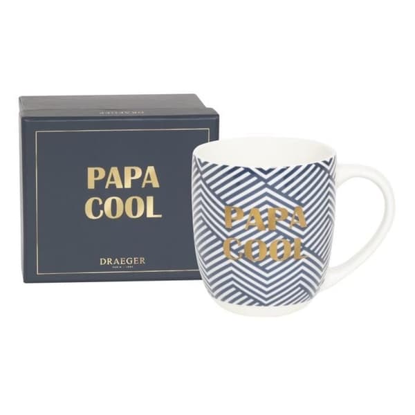Mugg - Draeger Paris - Papa Cool - Keramik - 320 mL - Tål maskindiskning