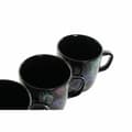 Pikkukuva 2 / 3: Muki DKD Home Decor Posliini Musta Pinkki (11.5 x 8.5 x 10 cm) (3 pcs) (380 ml)