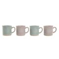 Miniatyrbild 1 av 4: Set med 4 muggar Home ESPRIT Blå Rosa Stengods 355 ml 9,7 x 7 x 9,2 cm