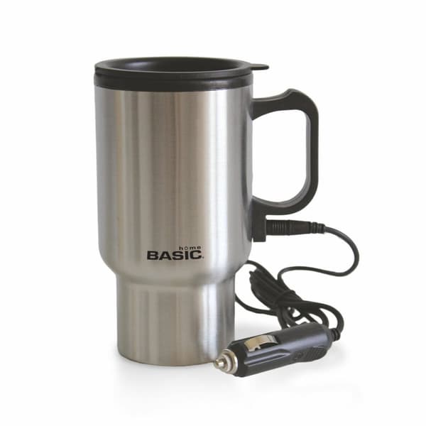 Termokop med låg Basic Home Sølvfarvet 400 ml 0,4 l Elektrisk (12 enheder)