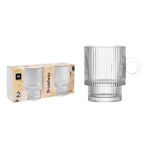 Set med kaffekoppar La Mediterránea Broadway 2 Delar (18 antal)