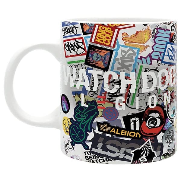 Mugg - ABYstyle - WATCH DOGS : LEGION - 320 ml - Vit - Diskmaskinssäker- USED
