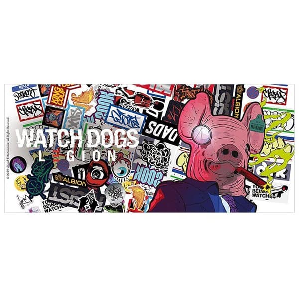 Mugg - ABYstyle - WATCH DOGS : LEGION - 320 ml - Vit - Diskmaskinssäker- USED
