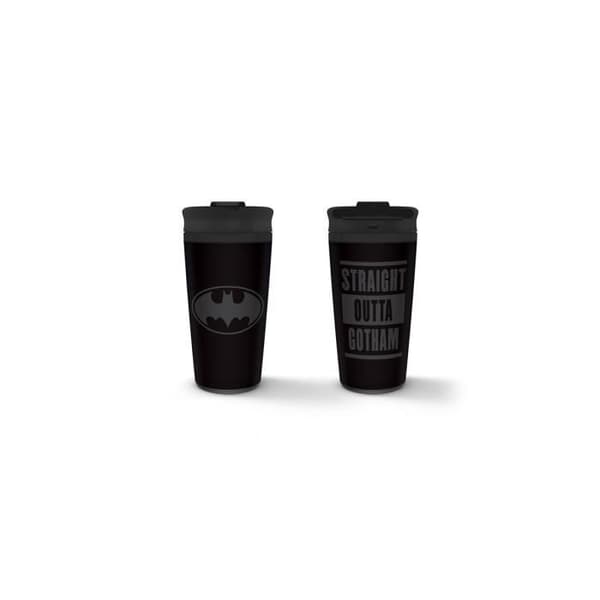 Resemugg - PYRAMID INTERNATIONAL - Batman - Straight Outta Gotham - Svart - Plast - Cylindrisk- USED