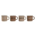 Miniatyrbillede 1 af 3: Dele kaffekopsæt Home ESPRIT Brun Stentøj 180 ml