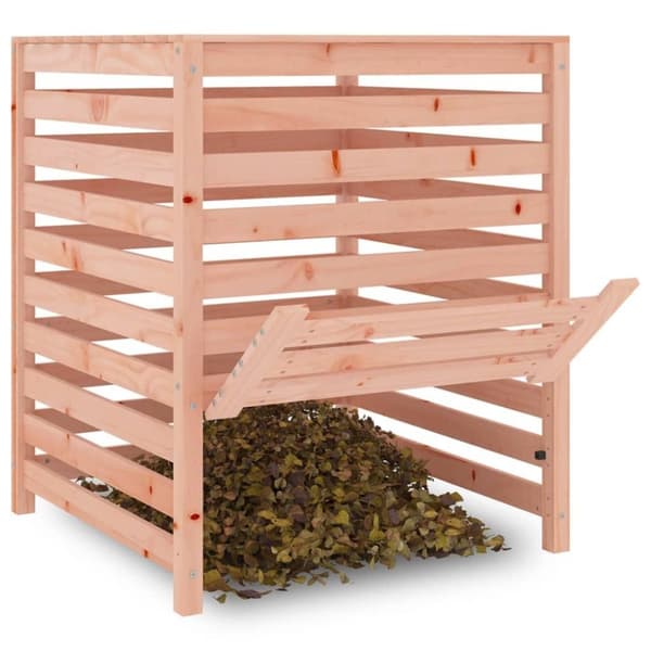 vidaXL Kompostlåda 82,5x82,5x99,5 cm massiv douglas