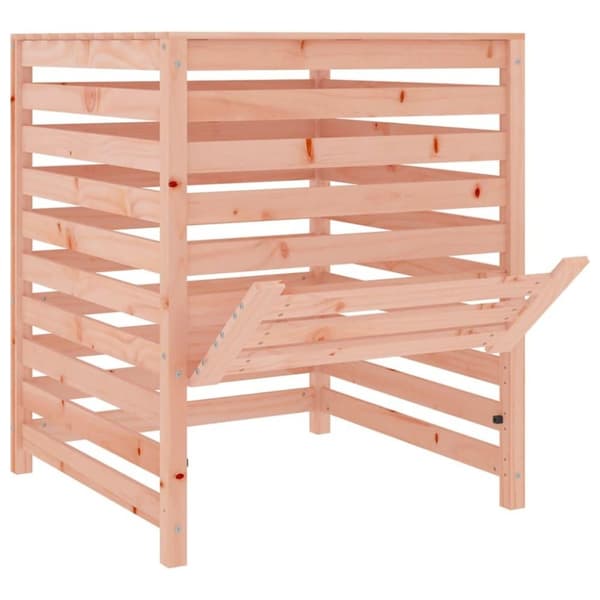 vidaXL Kompostlåda 82,5x82,5x99,5 cm massiv douglas