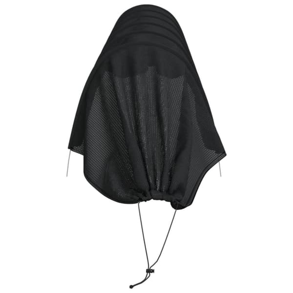 vidaXL Nettingtunnel svart 300x50x48,5 cm stål og polyetylen