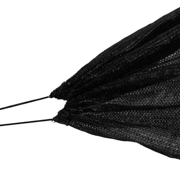 vidaXL Nettingtunnel svart 300x50x48,5 cm stål og polyetylen