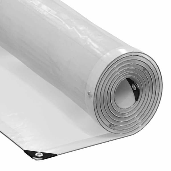 vidaXL Planteafdækning med øjer 3x8 m Polyethylen
