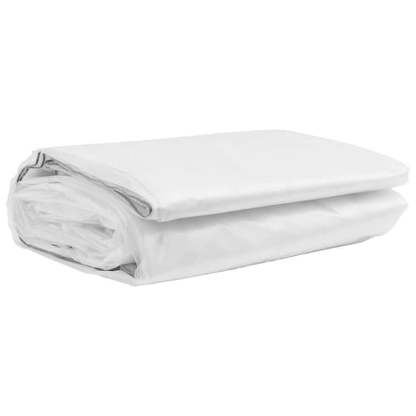 vidaXL Växtskydd med öljetter 3x6 m polyeten