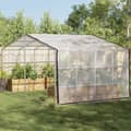 Miniatyrbilde 2 av 10: vidaXL Plantetrekk med maljer 3x8 m polyetylen