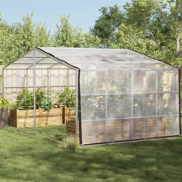 vidaXL Plantetrekk med maljer 3x8 m polyetylen