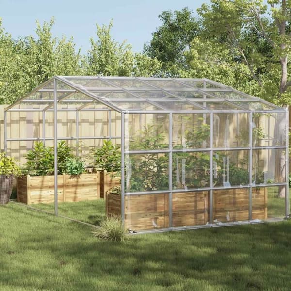 vidaXL Kasvinsuoja silmukoilla 3x8 m PVC