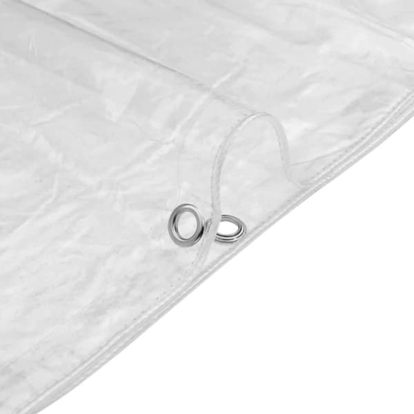 vidaXL Plantetrekk med maljer 1x6 m PVC