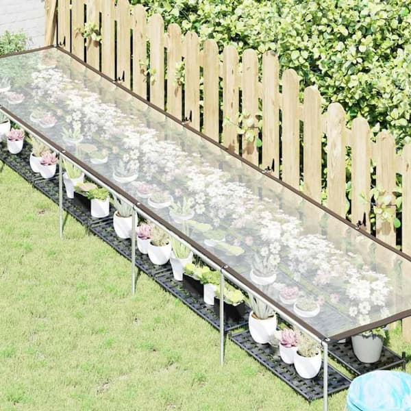 vidaXL Planteafdækning med øjer 1x5 m Polyethylen