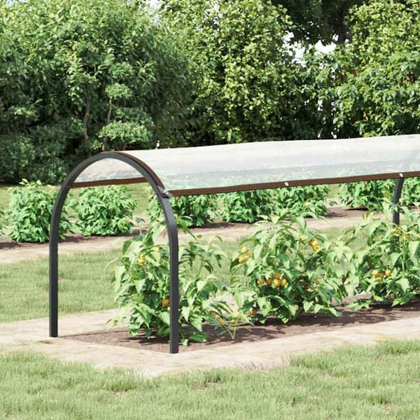 vidaXL Plantetrekk med maljer 1x8 m polyetylen