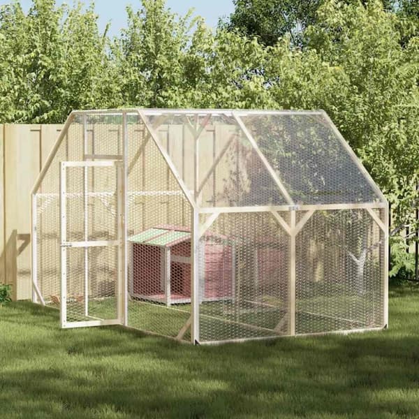 vidaXL Kasvinsuoja silmukoilla 2x8 m PVC