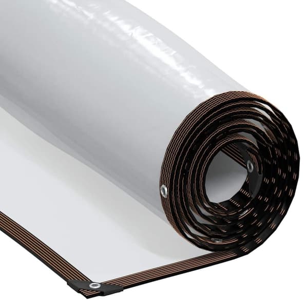 vidaXL Planteafdækning med øjer 1x10 m Polyethylen