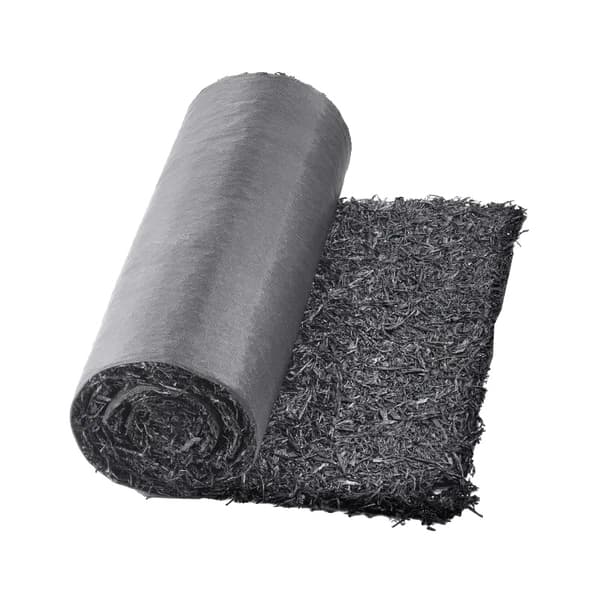 Gummimulch Rulle, Holdbart Genanvendt Materiale, 0,7 Tommer Tykkelse,2 stykker