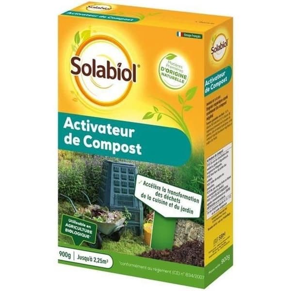 Färdig att använda naturlig kompostaktivator 900g - Solabiol