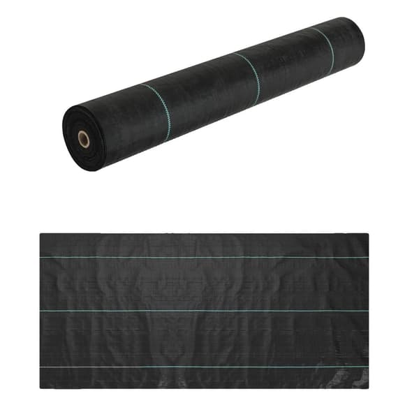 Rikkaruohosuojausmaisemakangas, kestävä kudottu materiaali, UV-suojattu,6.5x330ft 3.2Oz