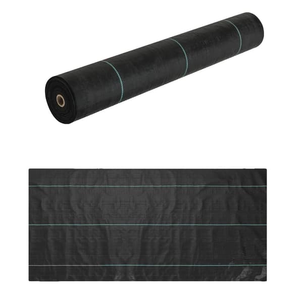 Rikkaruohosuojausmaisemakangas, kestävä kudottu materiaali, UV-suojattu,4x300ft 3.2Oz