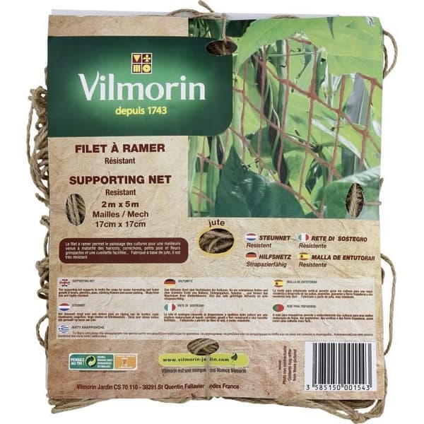 Mesh roddnät - VILMORIN - 17 cm x 17 cm - 200 g/m² - 2 m x 5 m