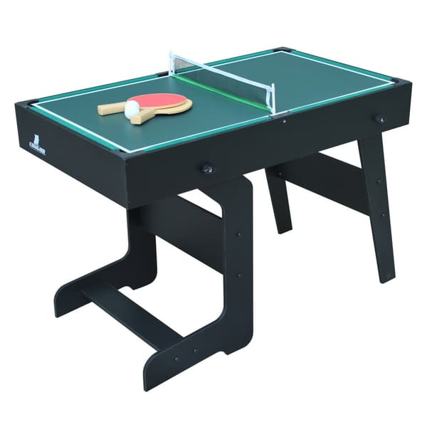 Cougar All-in-One / 16-in-1 Multi Play Table i svart hopfällbart | Multifunktionellt spelbord inkl. tillbehör