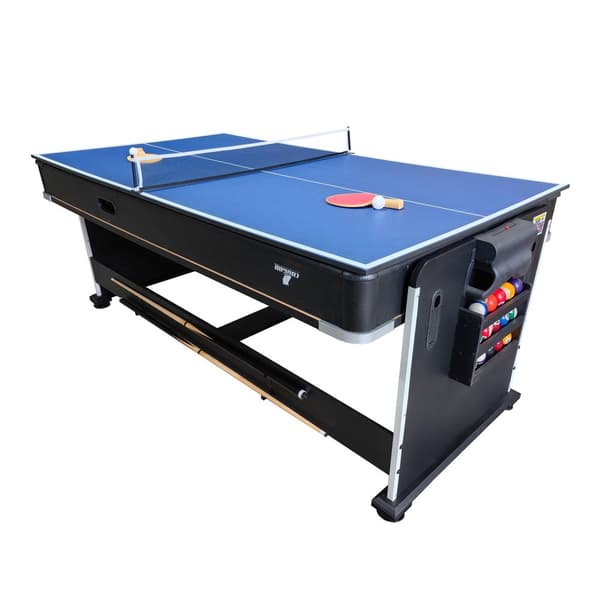 Cougar All-in-One 4-in-1 Multi gaming bord Svart | Biljardbord, airhockeybord, bordtennisbord | tillbehör ingår