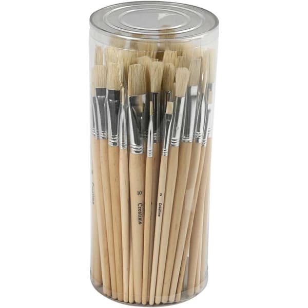 Penselset - nr. 1-10 - 80 st