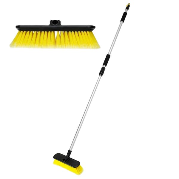 Teleskooppinen pesuharja, jossa on vesivirta 100 - 168 cm