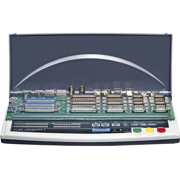 Kabeltestare CT-7 VOLTCRAFT CT-7 Lämplig för 9-, 15-, 25-polig SUB-D, 15-polig SUB-HD, Centronics, USB A + B, IEEE 1394