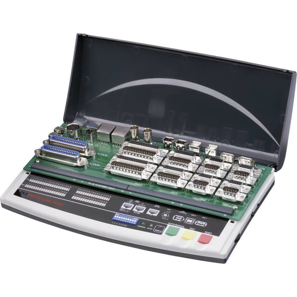 Kabeltestare CT-7 VOLTCRAFT CT-7 Lämplig för 9-, 15-, 25-polig SUB-D, 15-polig SUB-HD, Centronics, USB A + B, IEEE 1394