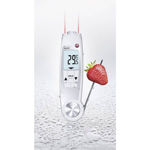 testo 104-IR Instickstermometer (HACCP) Temperaturmätningsområde (intervall) -50 till 250 °C Sensortyp NTC HACCP-konfor