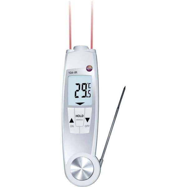 testo 104-IR Instickstermometer (HACCP) Temperaturmätningsområde (intervall) -50 till 250 °C Sensortyp NTC HACCP-konfor