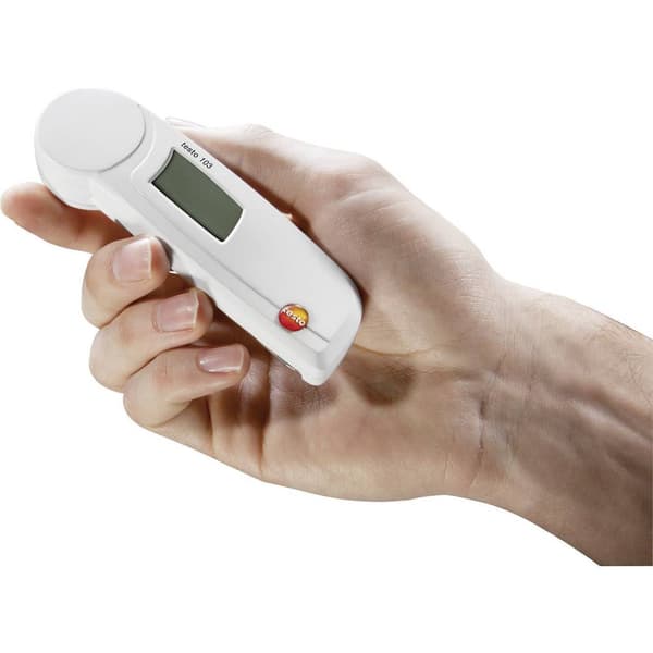 testo 103 Instickstermometer (HACCP) Temperaturmätningsområde (intervall) -30 till 220 °C Sensortyp NTC HACCP-konform