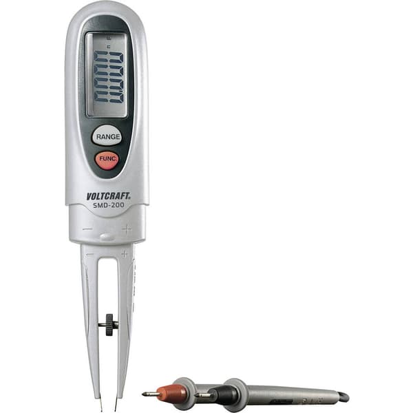 VOLTCRAFT SMD-200 Handmultimeter digital CAT III 600 V Display (Beräkningar): 6000