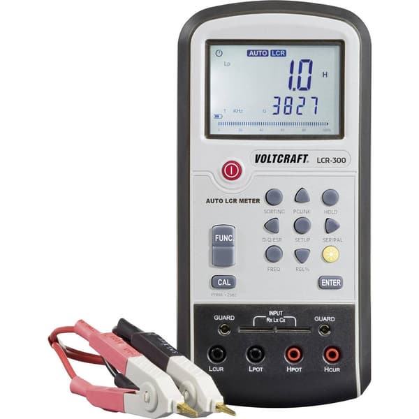 VOLTCRAFT LCR-300 LCR-mätbrygga digital CAT I Display (Beräkningar): 20000