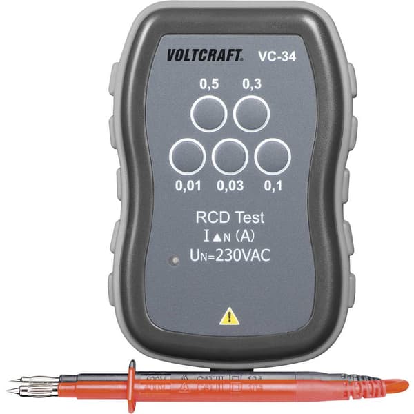VOLTCRAFT VC-34 FI-snabbtestare CAT III 250 V