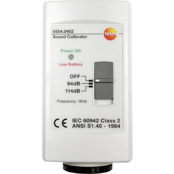 testo 0554 0452 Kalibrator Ljudtrycksnivå