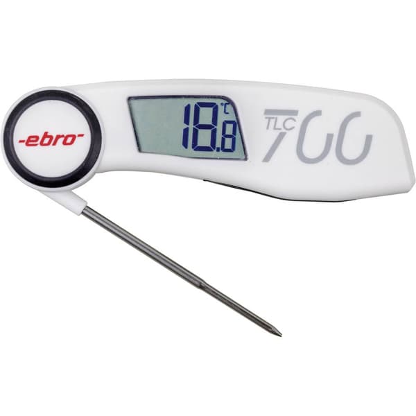 ebro TLC 700 Instickstermometer (HACCP) Temperaturmätningsområde (intervall) -30 till +220 °C Sensortyp NTC HACCP-konfo